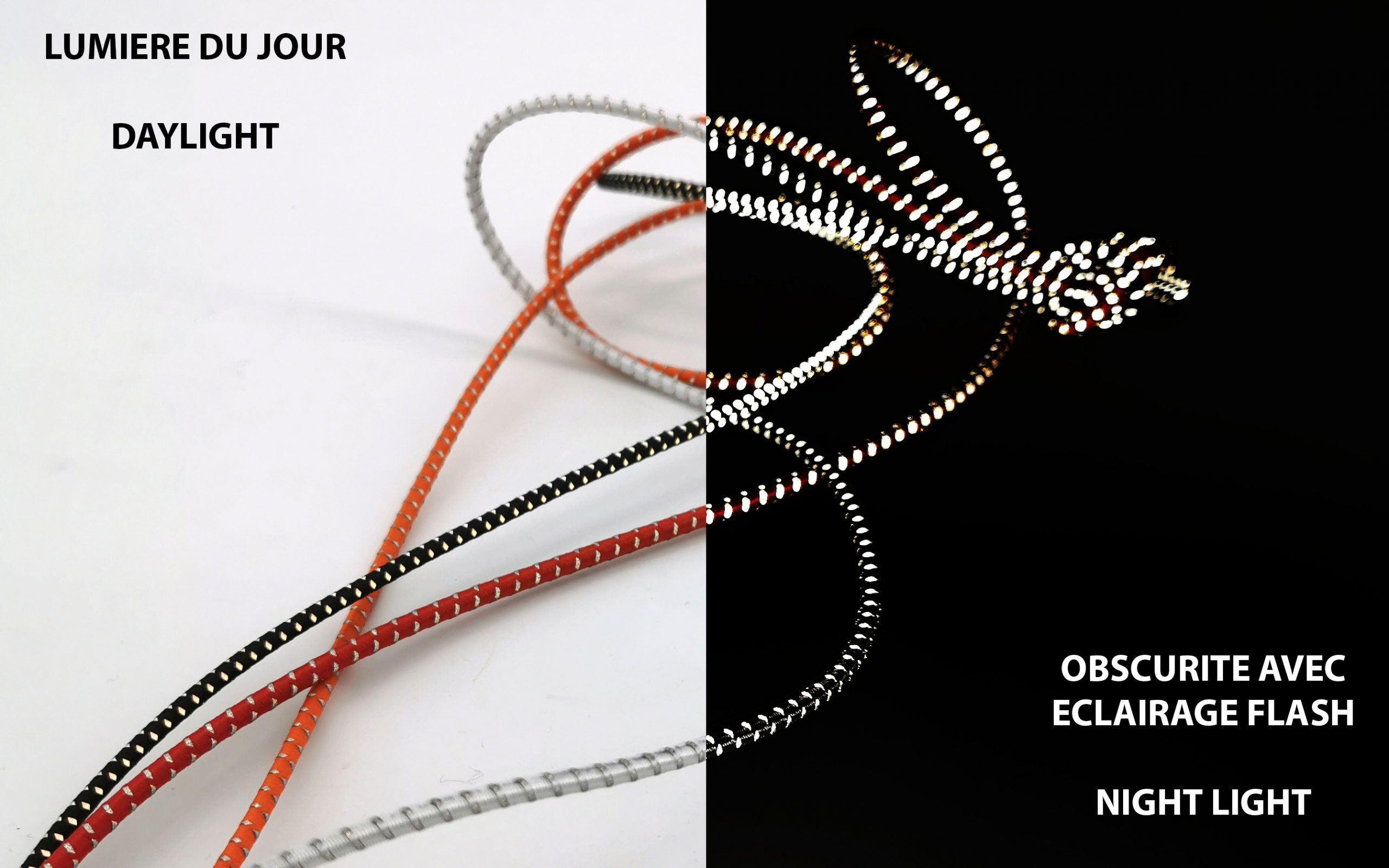 élastique rétro reflechissant