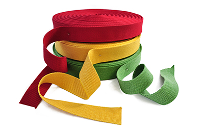 Sangle pour judo fabriquée en france, ceinture jaune, ceinture rouge, ceinture verte
